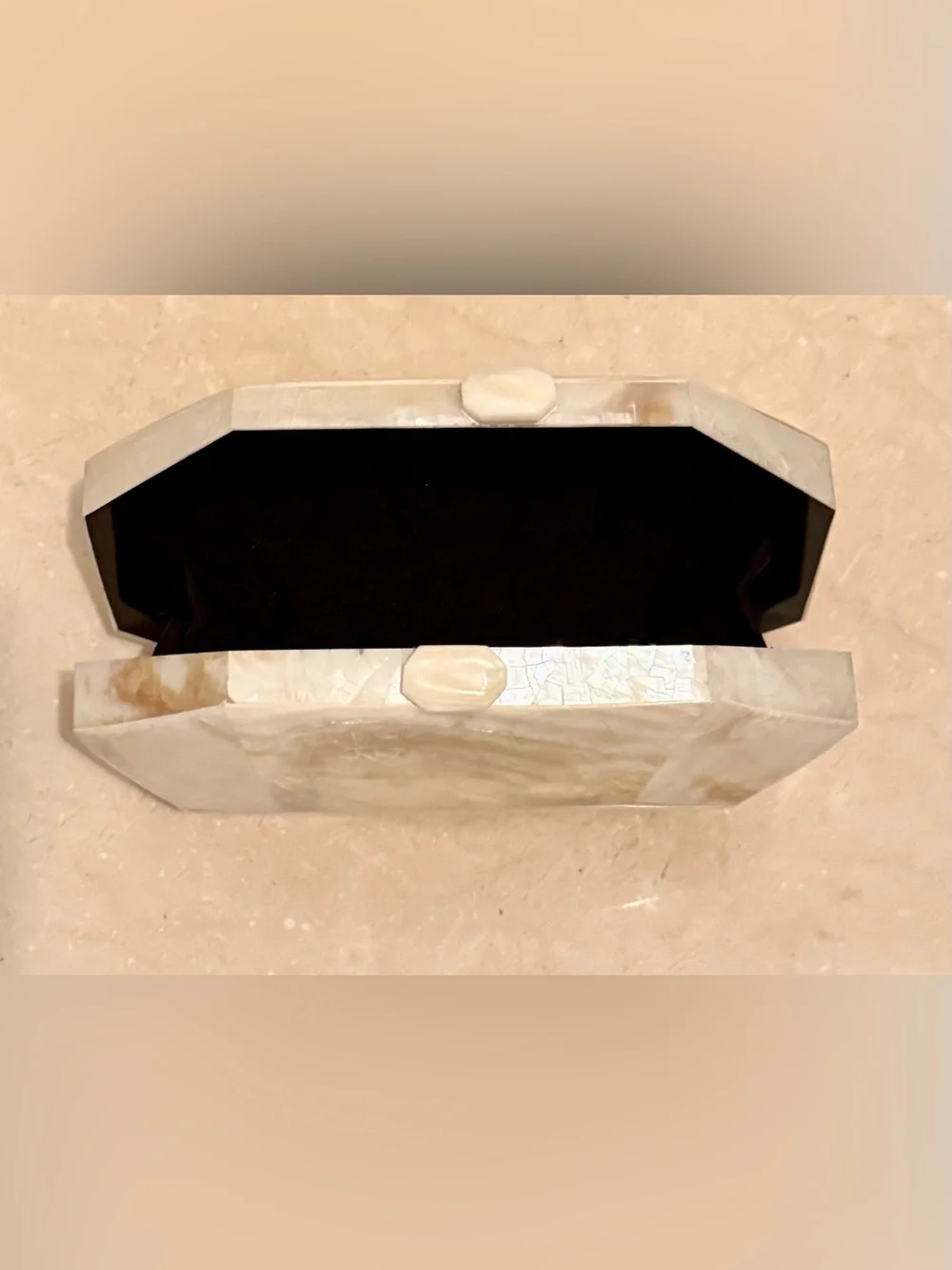 Vintage Mother of Pearl clutch. Like new.
